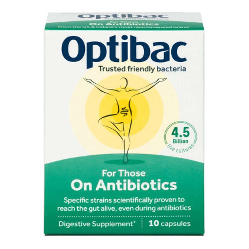 Optibac Probiotic pentru tratamentul cu antibiotic 10 capsule Aboca
