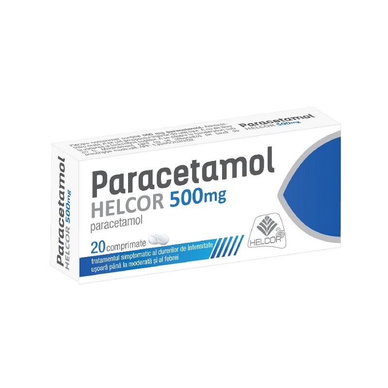 Paracetamol 500 mg 20 cp Helcor