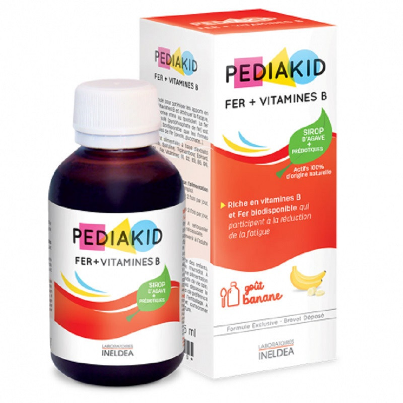 Pediakid Fier + Vitamine B Sirop 125 ml
