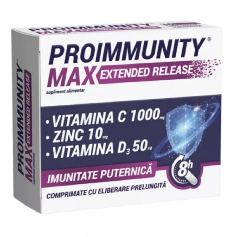 Proimmunity Max Extended Release 30 cpr cu eliberare prelungita