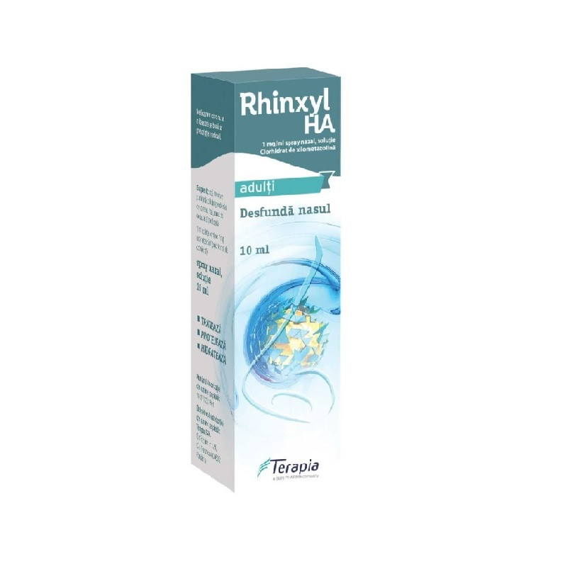 Rhinxyl HA 1mg/ml x 10ml picături nazale