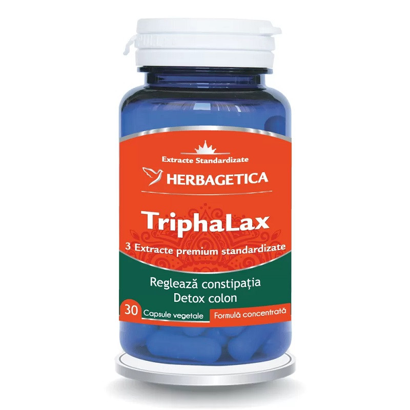 Herbagetica TriphaLax 30 capsule