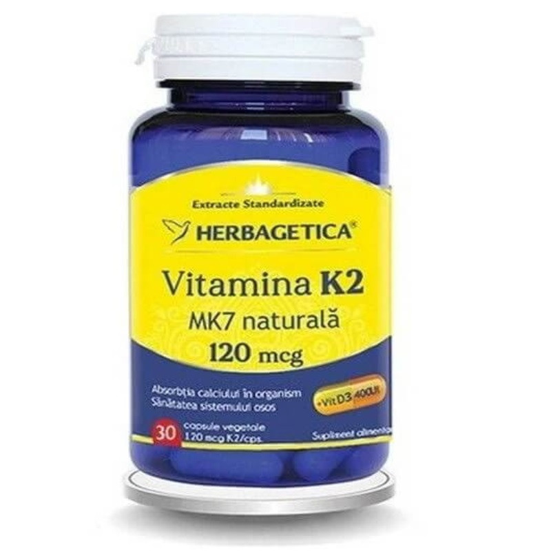 Herbagetica Vitamina K2 x 30 cpr