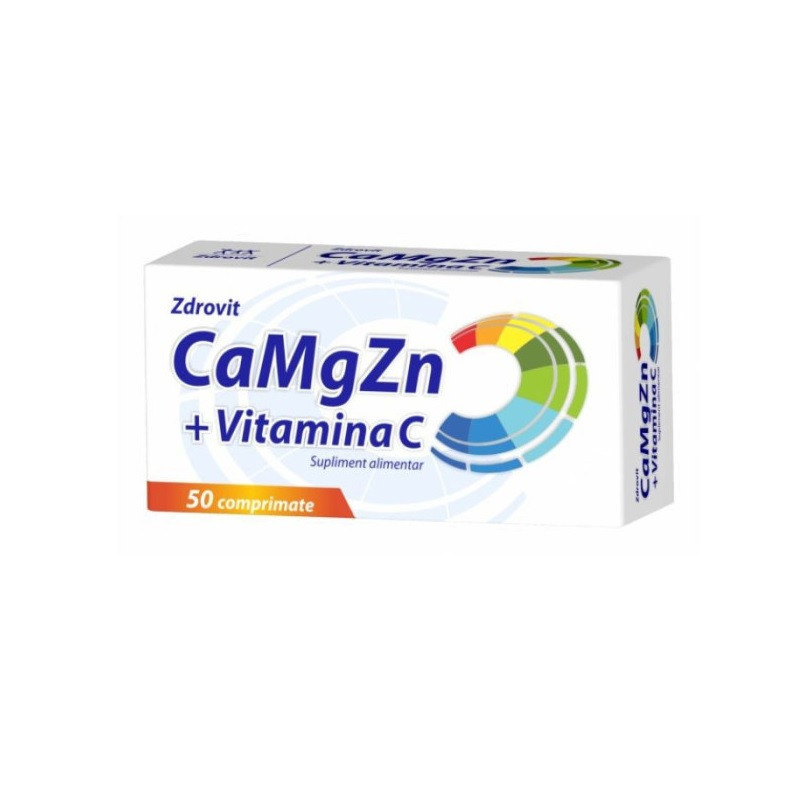 Zdrovit CaMgZn + vitamina C x 50 cpr
