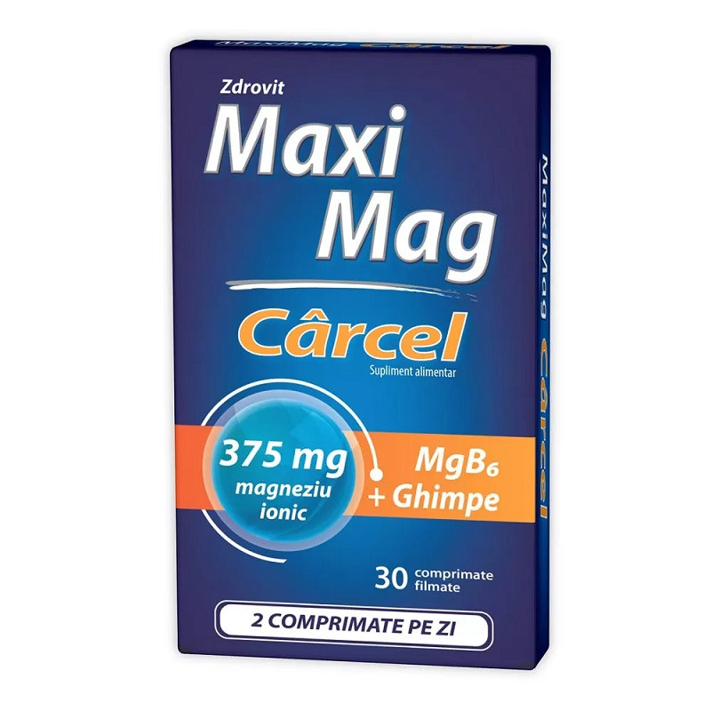Zdrovit MaxiMag Cârcel + ghimpe 30 comprimate filmate