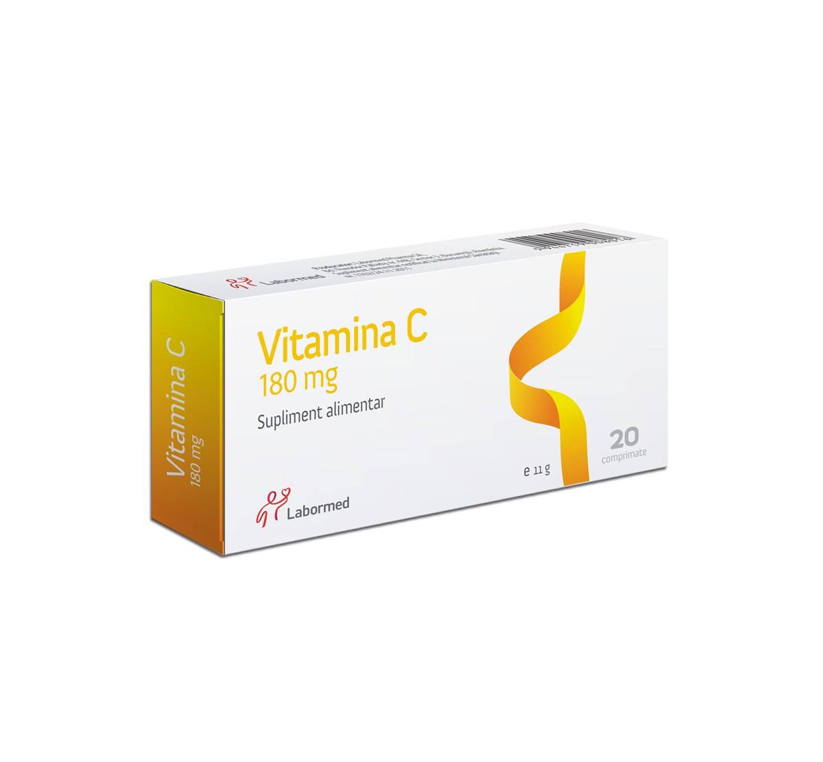 Vitamina C 180 mg, 20 comprimate