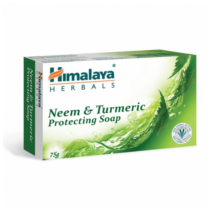 Himalaya, Sapun protector Neem si Turmeric, 75 g