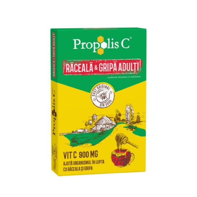 FITERMAN Propolis C Raceala si Gripa adulti, 8 plicuri