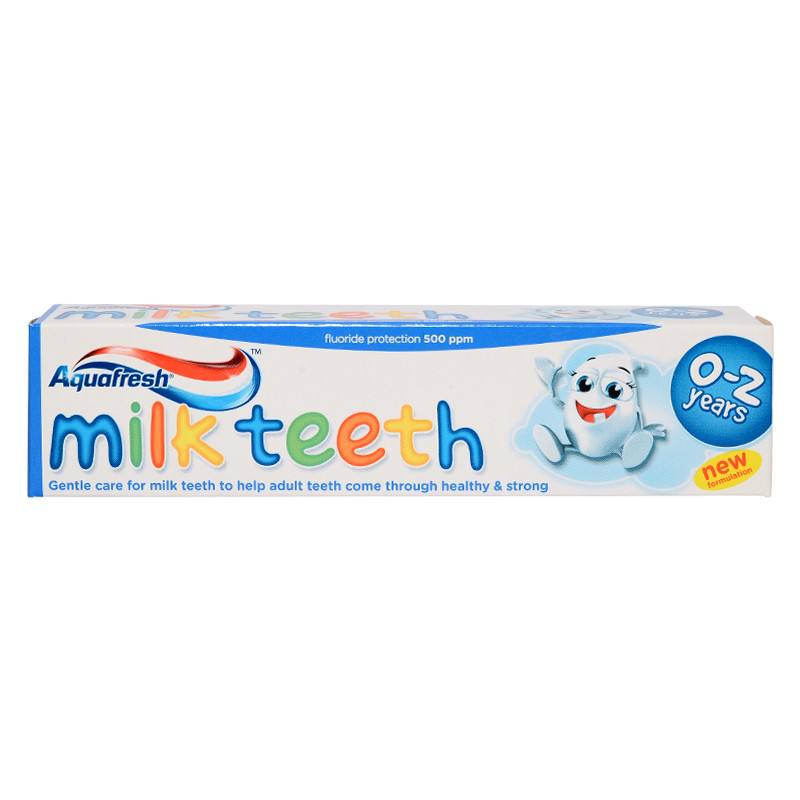 Aquafresh pasta dinti Milk teeth 0-2 ani