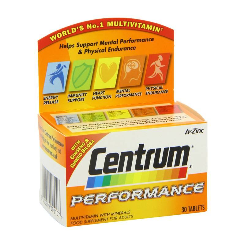 Centrum Performance x 30 compr. film.