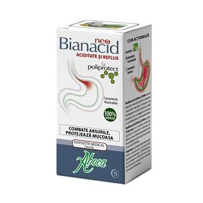 ABOCA Neobianacid acid si reflux, 15 tablete