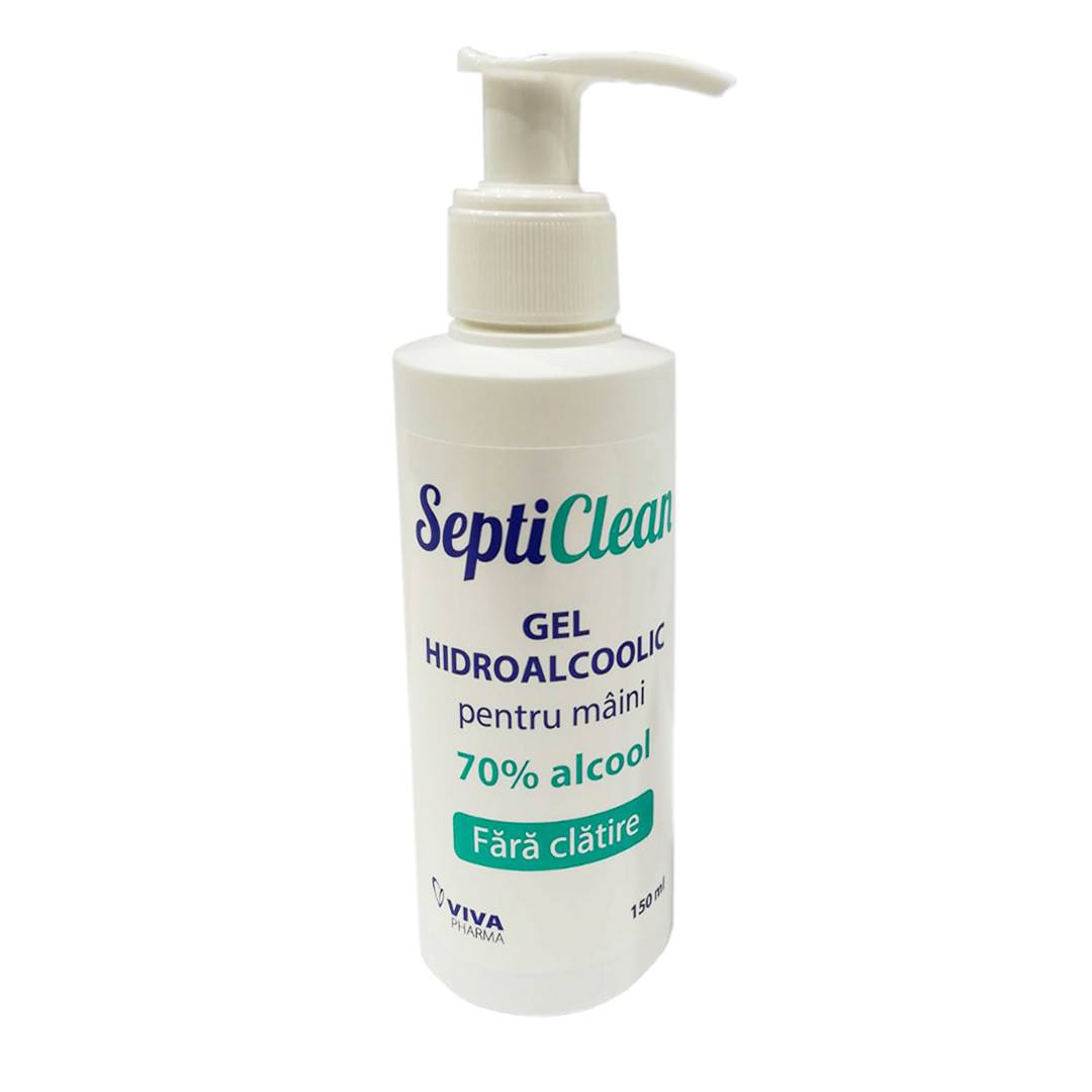 Septiclean gel hidroalcoolic pentru maini x 150 ml