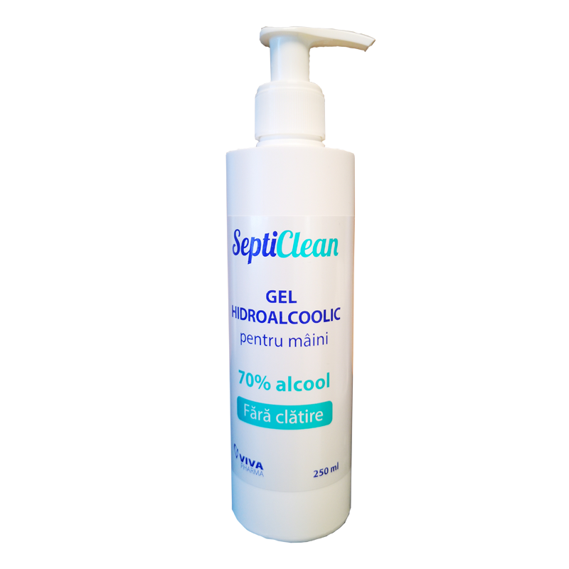 Septiclean gel hidroalcoolic pentru maini x 250 ml