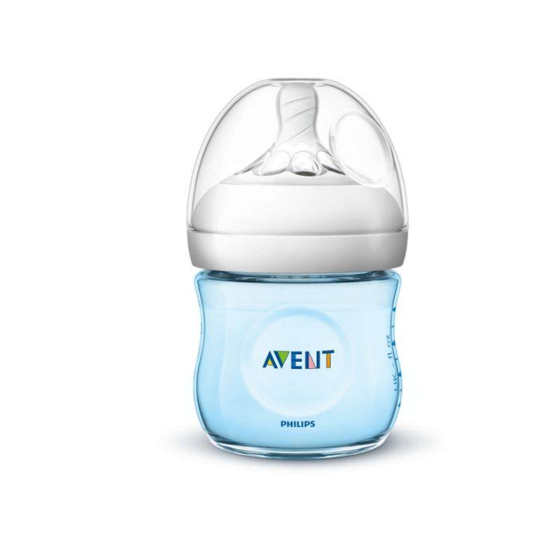 Avent Biberon Natural 125 ml blue ultra soft SCF032/17