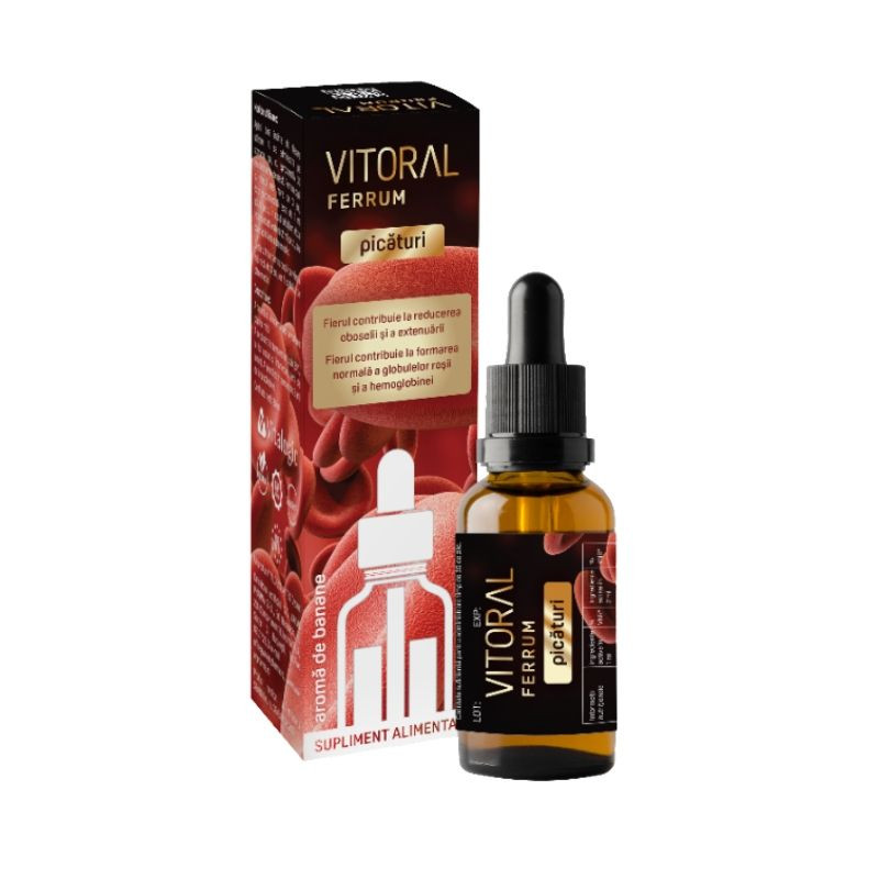 Vitoral Ferrum picaturi, 30 ml