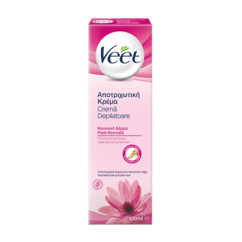 Veet Crema depilatoare piele normala, 100 ml