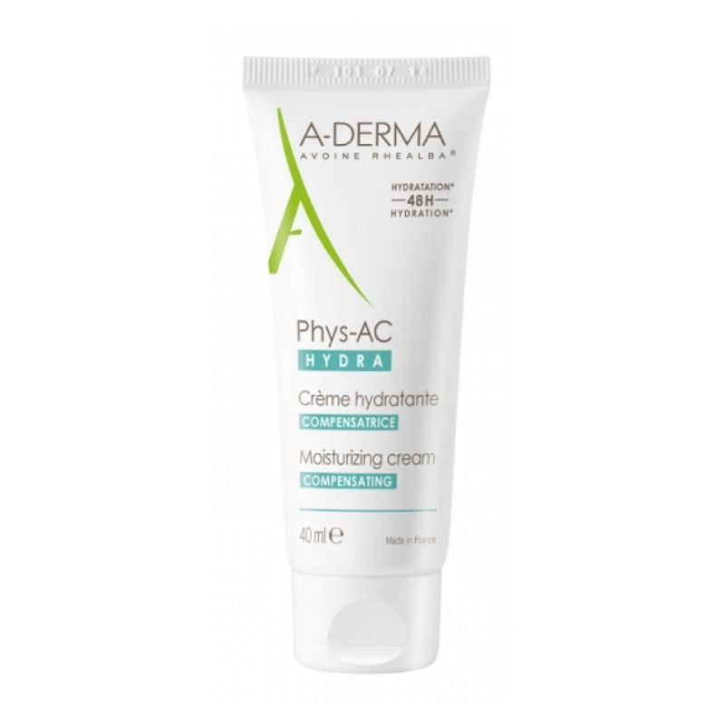 Crema hidratanta pentru ten cu tendinta acneica Phys-AC Hydra, 40 ml, A-Derma