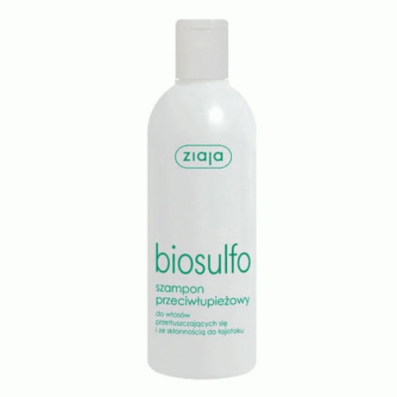 ZIAJA Sampon cu biosulf, antimatreata, par gras cu seboree, 300 ml