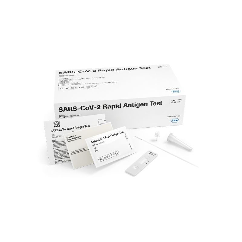 SARS-CoV-2 Rapid Antigen Test rapid kit de 25 teste