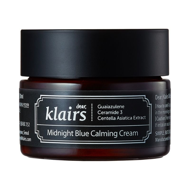 Dear Klairs Midnight Blue Crema de fata calmanta, 30 ml