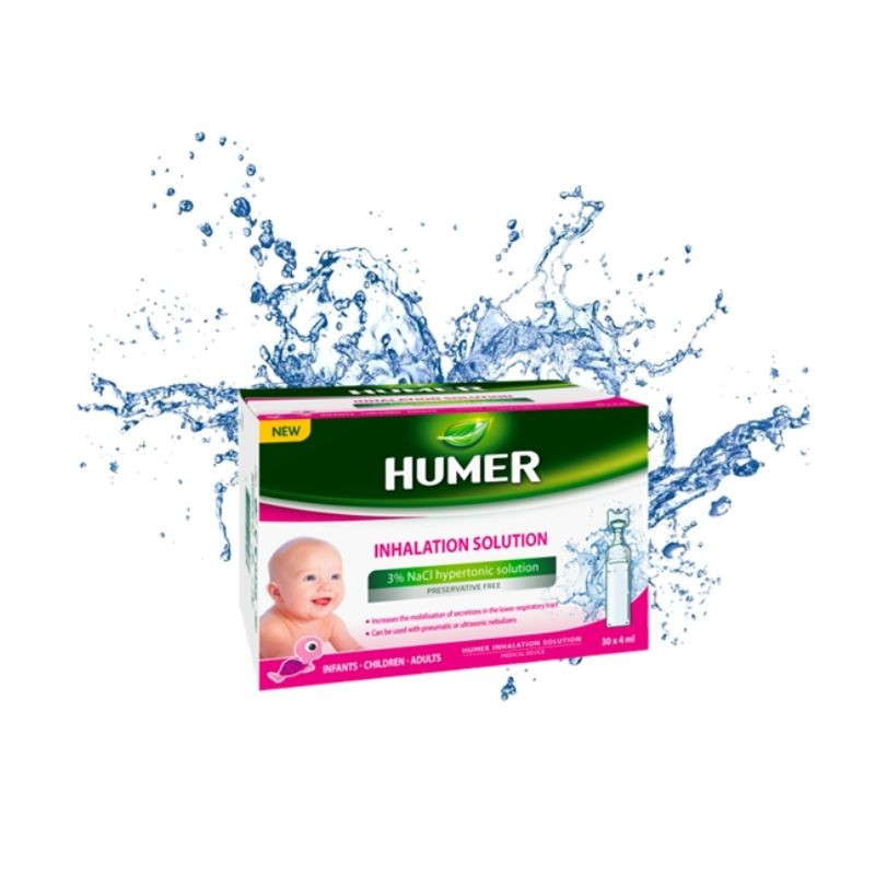 HUMER sol hipertonica inhalator 3%, 30x4ml