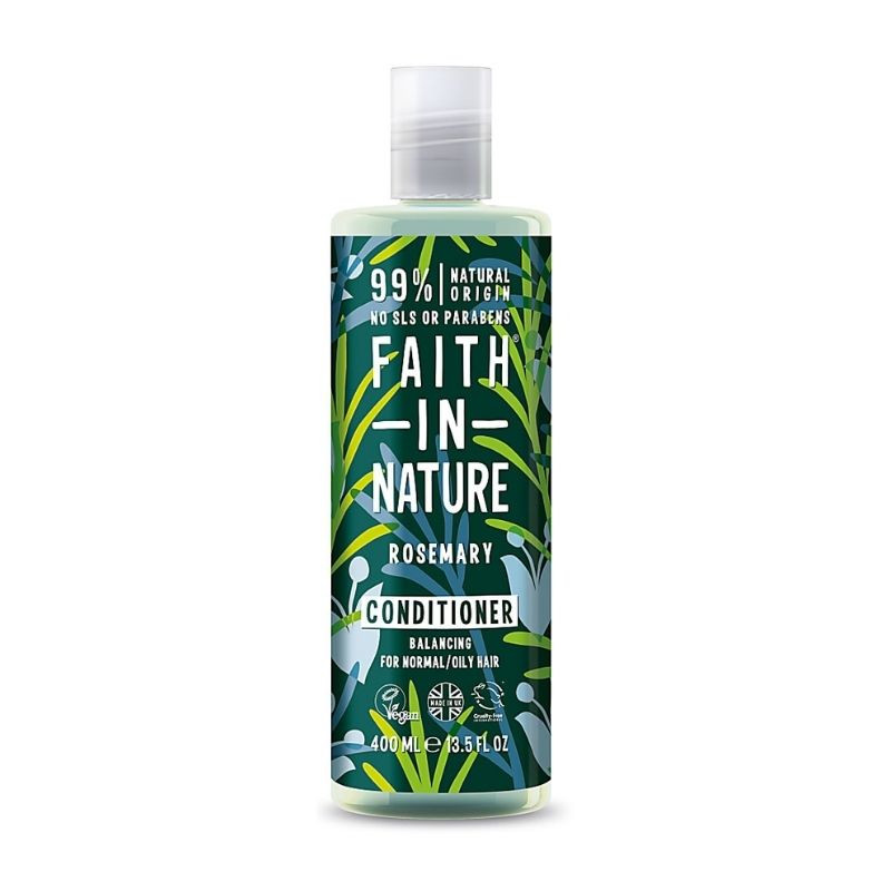 Faith in Nature Balsam natural echilibrant cu rozmarin, 400 ml