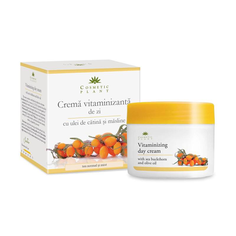 Crema vitaminizanta de zi cu ulei de catina si masline 50ml