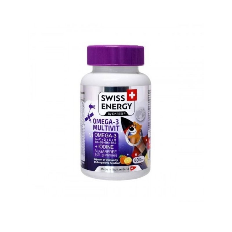 Swiss Energy Omega 3 Multivit, 60 jeleuri