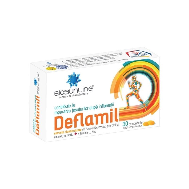 Deflamil, 30 comprimate