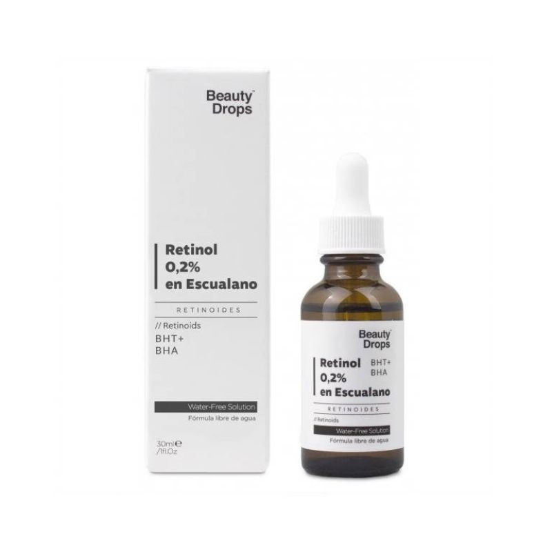 Ser retinol 0,2% + squalane, 30ml, Beauty Drops