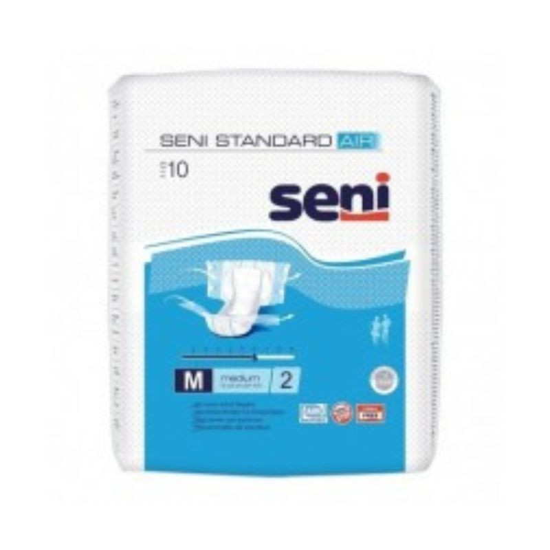 Seni Scutece cu sistem inchis Standard Air, Medium, 10 bucati