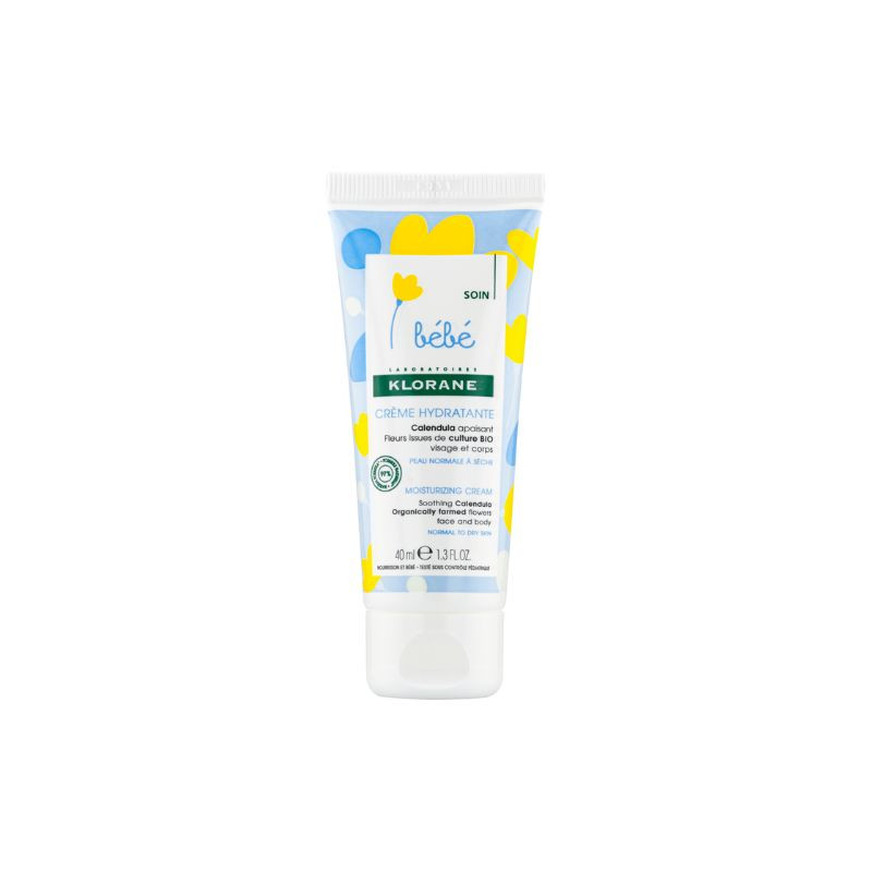 Klorane Bebe Crema hidratanta pentru fata si corp, 40ml