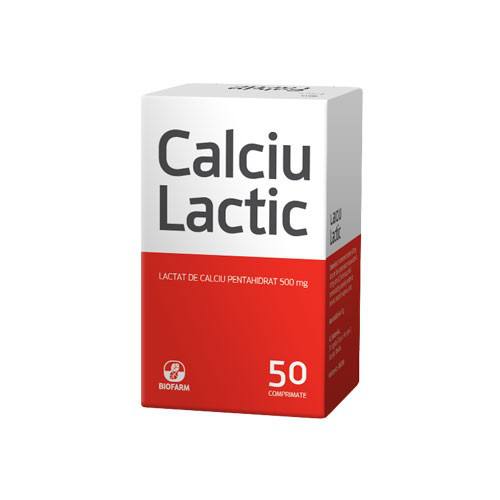 Calciu lactic x 50compr + 20 pachet Promo