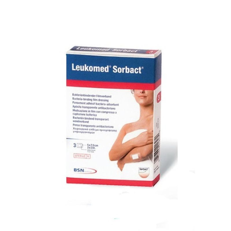 Leukomed Sorbact Plasture steril, 5cmX7,2cm, un plasture