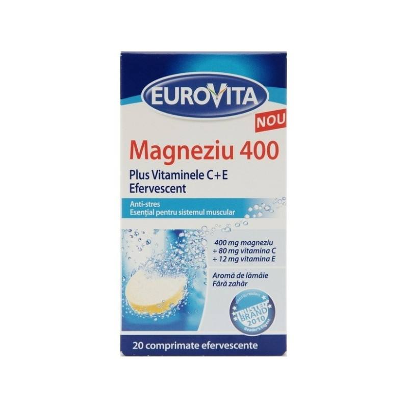 Eurovita Magneziu( 1+1 -50% reducere la al doilea produs)