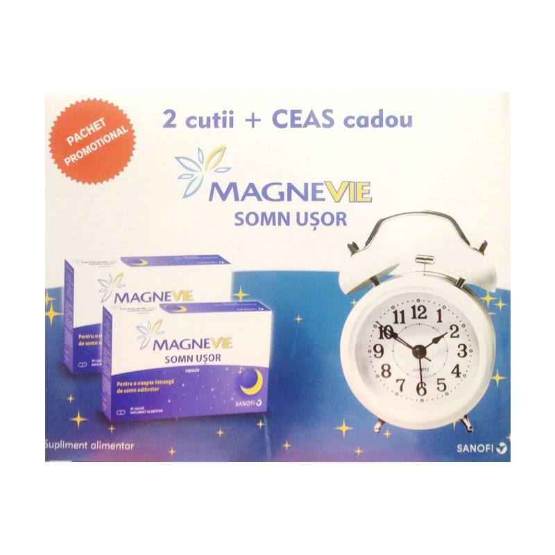 MagneVie somn usor x 30 caps.1+1 +ceas cadou