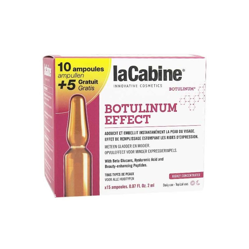 La Cabine Botulinum Effect fiola pentru ten, KIT 15 la pret de 10 fiole x 2 ml