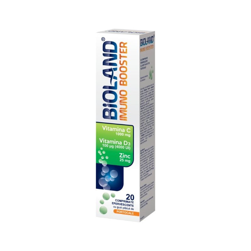 Biofarm Bioland Imuno Booster, 20 comprimate efervescente