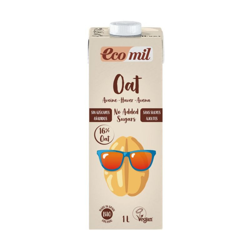 Ecomil Bautura bio de ovaz, fara zahar, 1l