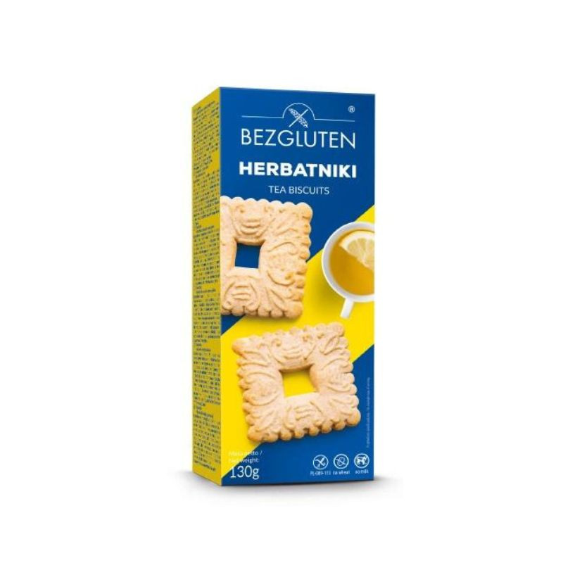 Bezgluten Biscuiti pentru ceai fara gluten, 130g