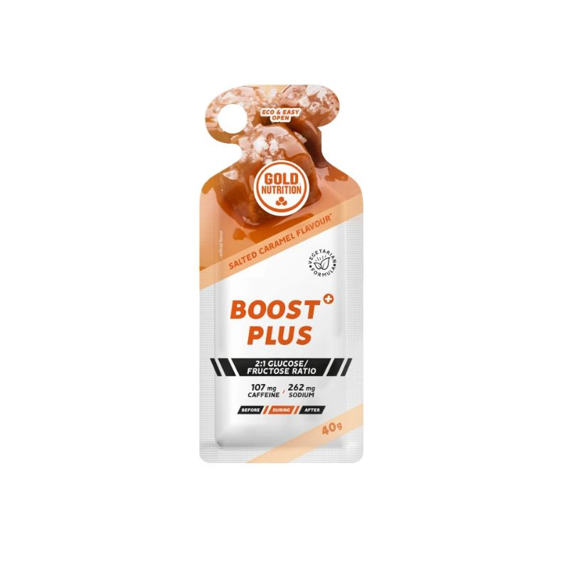 Gold Nutrition Boost Plus Gel cu aroma de caramel sarat, 40 g