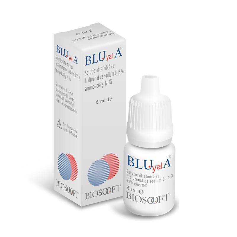 Blu yal 0.15% solutie oftalmica, 8 ml