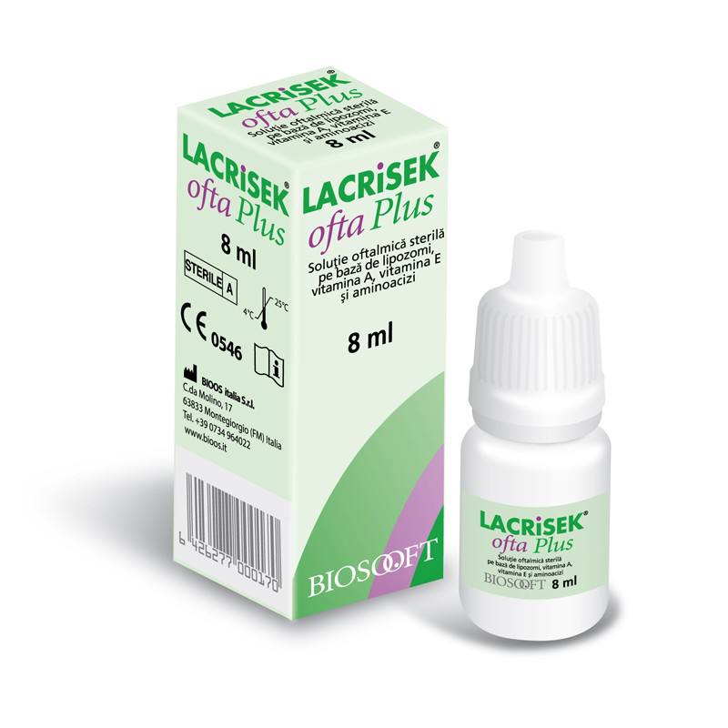 Lacrisek Ofta Plus, 8 ml