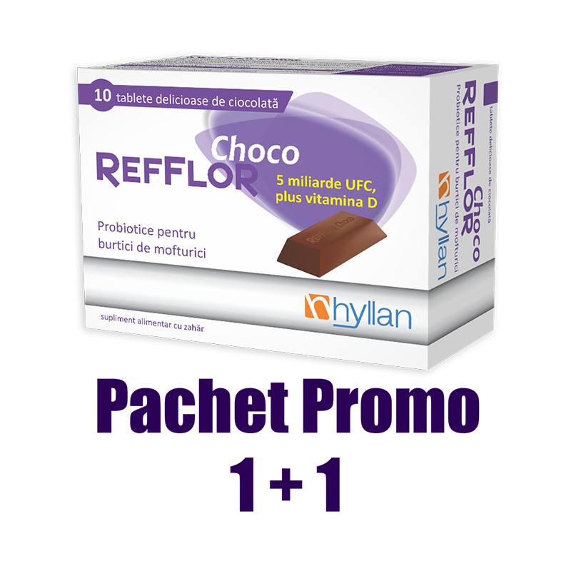 Reflor Choco x 10 tab. Pachet Promo 1 + 1