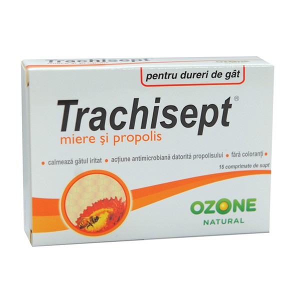 Trachisept miere&propolis x 16cps. OZ