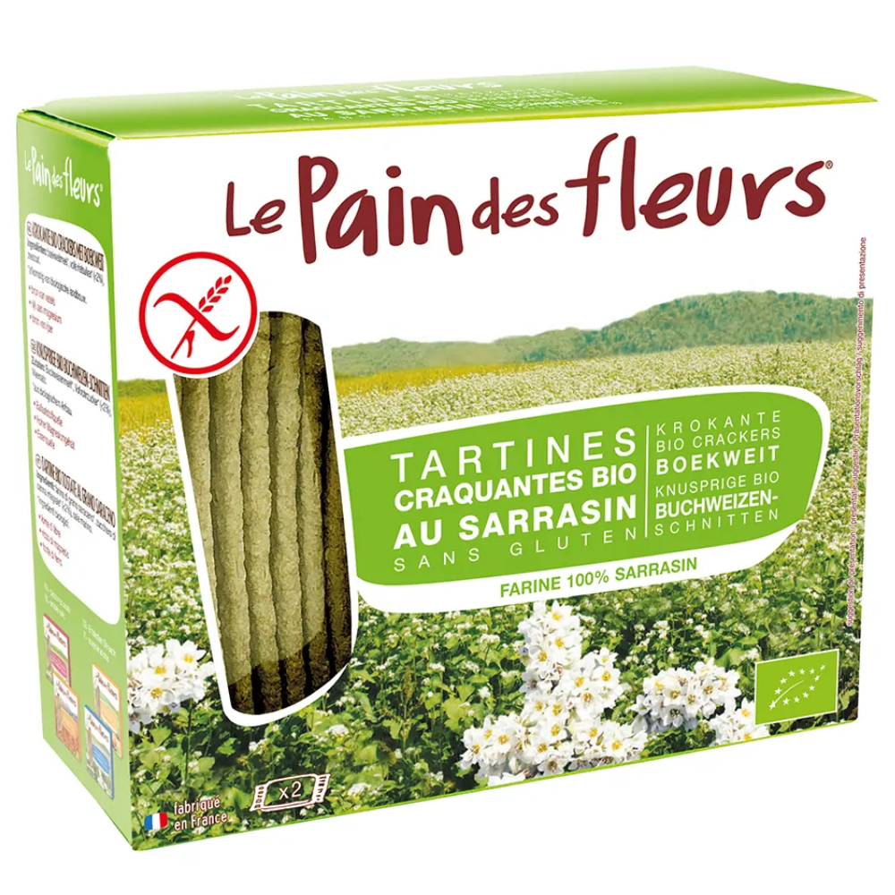 Turte crocante ecologice cu hrisca fara gluten, 150g, Le Pain des Fleurs