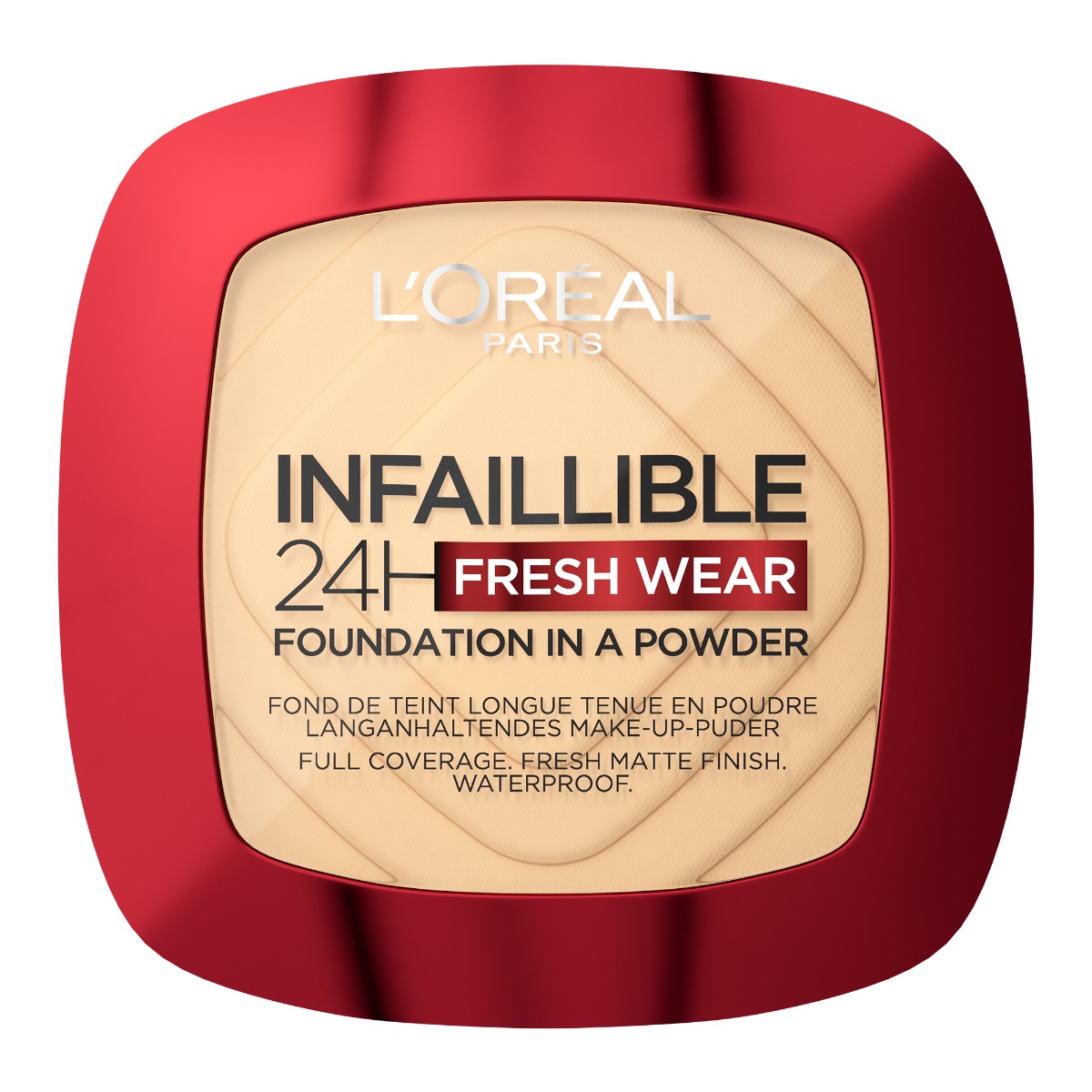 Pudra compacta Infaillible 24h Fresh Wear Vanilla 120, 9g, L'Oreal Paris