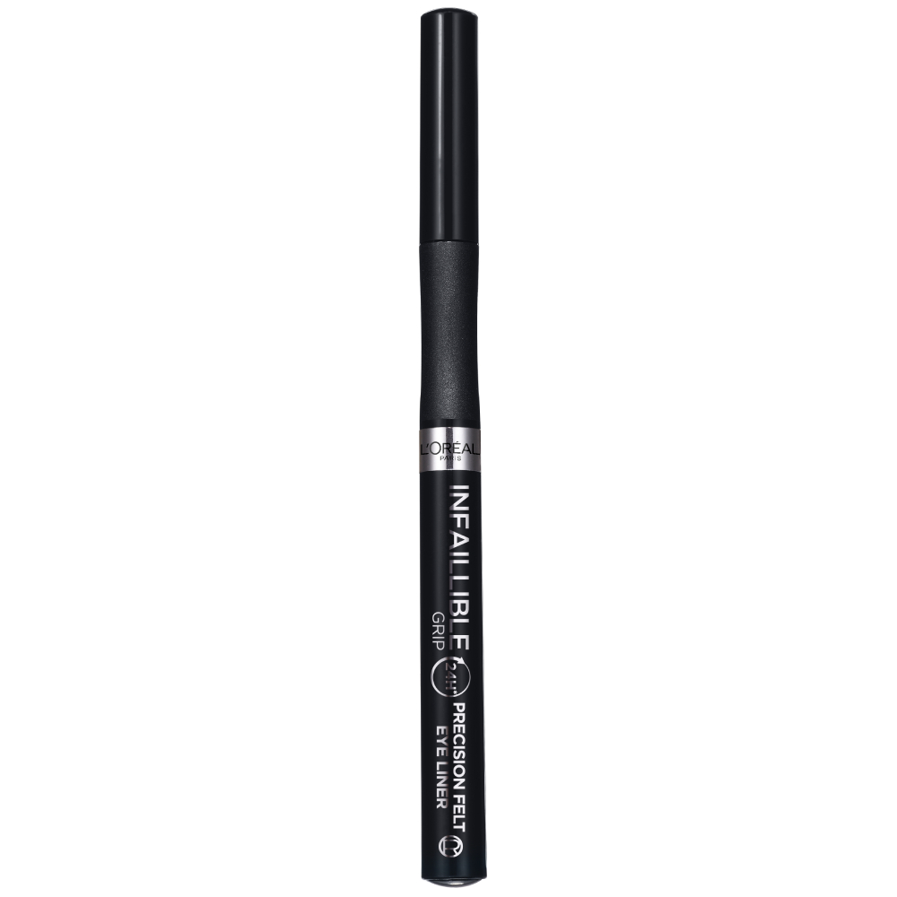 Tus lichid tip carioca Infaillible 30H Grip Precision Felt 01 Black, 4ml, L'Oreal Paris