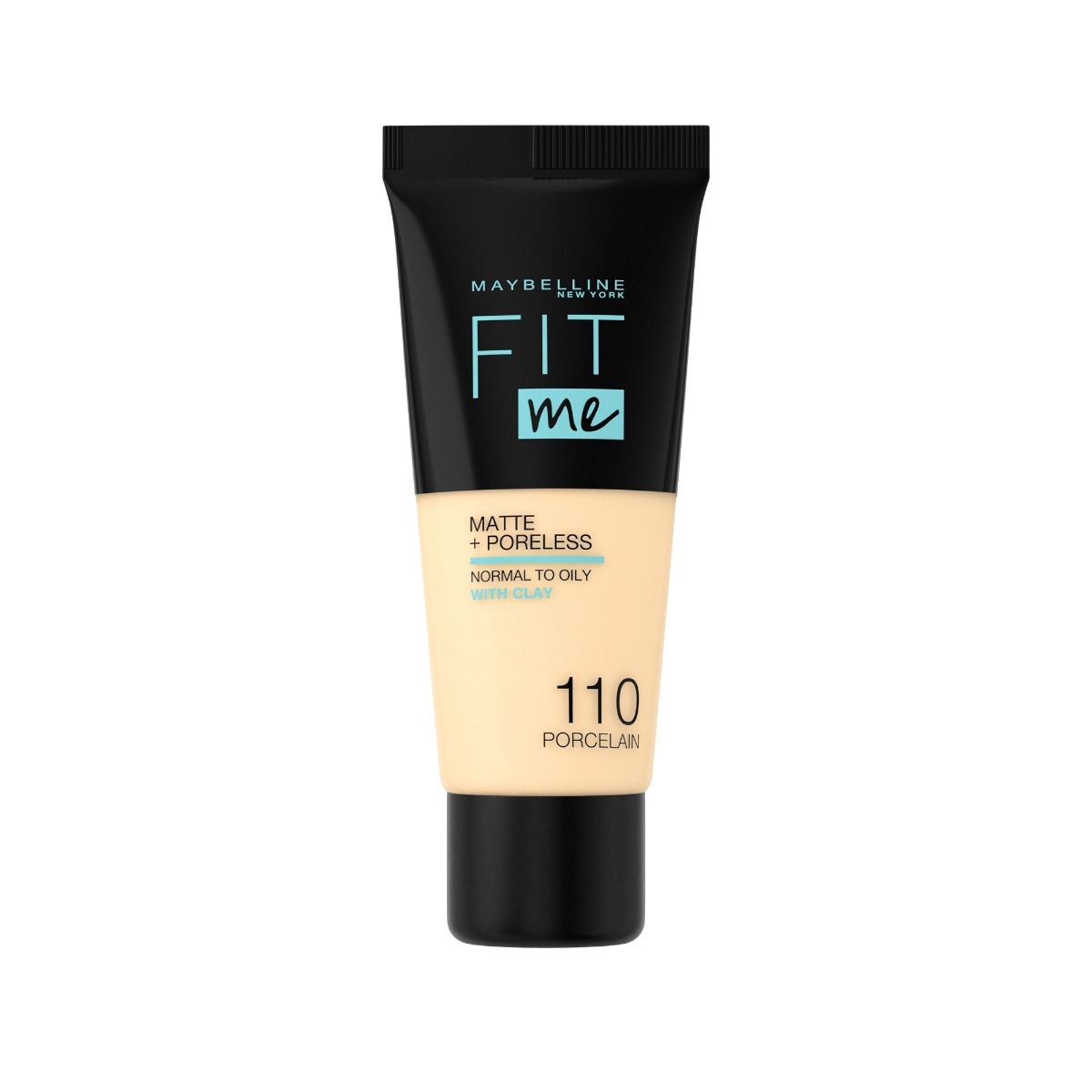 Fond de ten Matte & Poreless 110 Porcelain Fit Me, 30ml, Maybelline