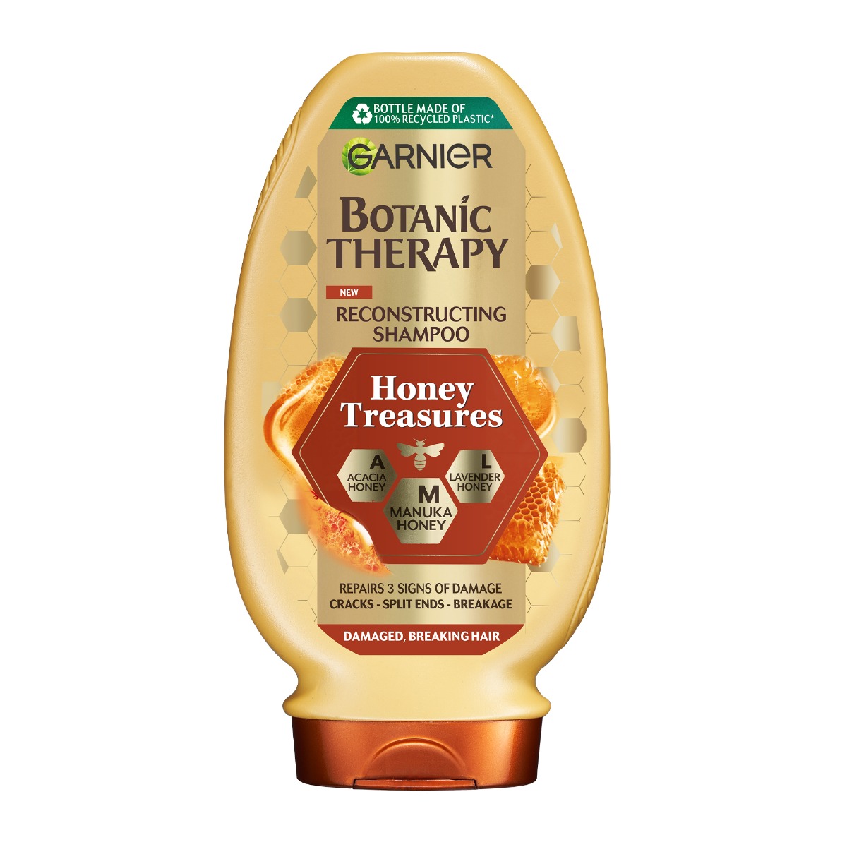 Balsam pentru par deteriorat cu tendinta de rupere Honey Treasures, 200ml, Botanic Therapy